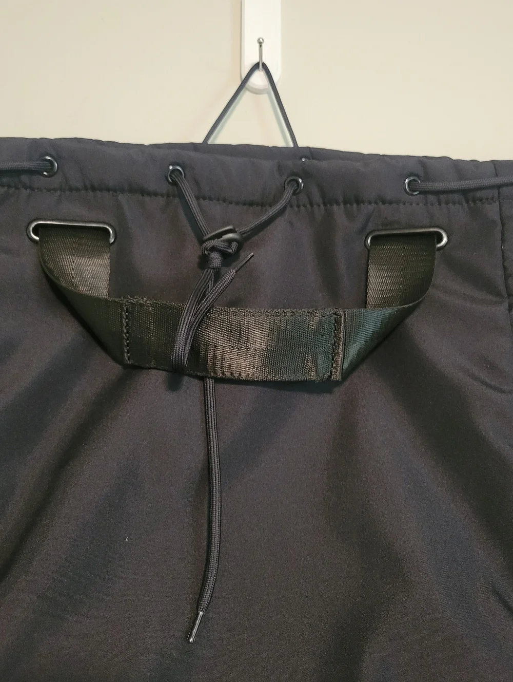 Beyond Yoga Black Drawstring Convertible Backpack